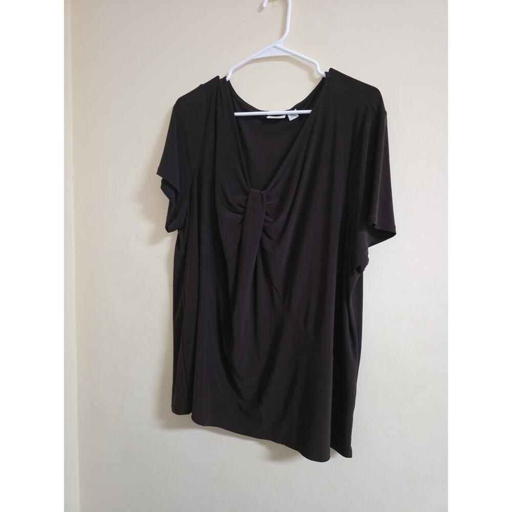 Cato Women's Black Short Sleeve Top